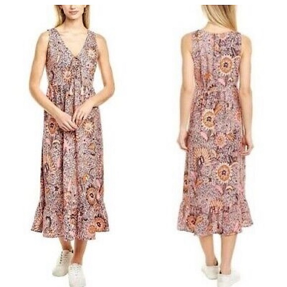 Madewell Dresses & Skirts - Madewell Ruffle Bali Midi Dress NWT 4